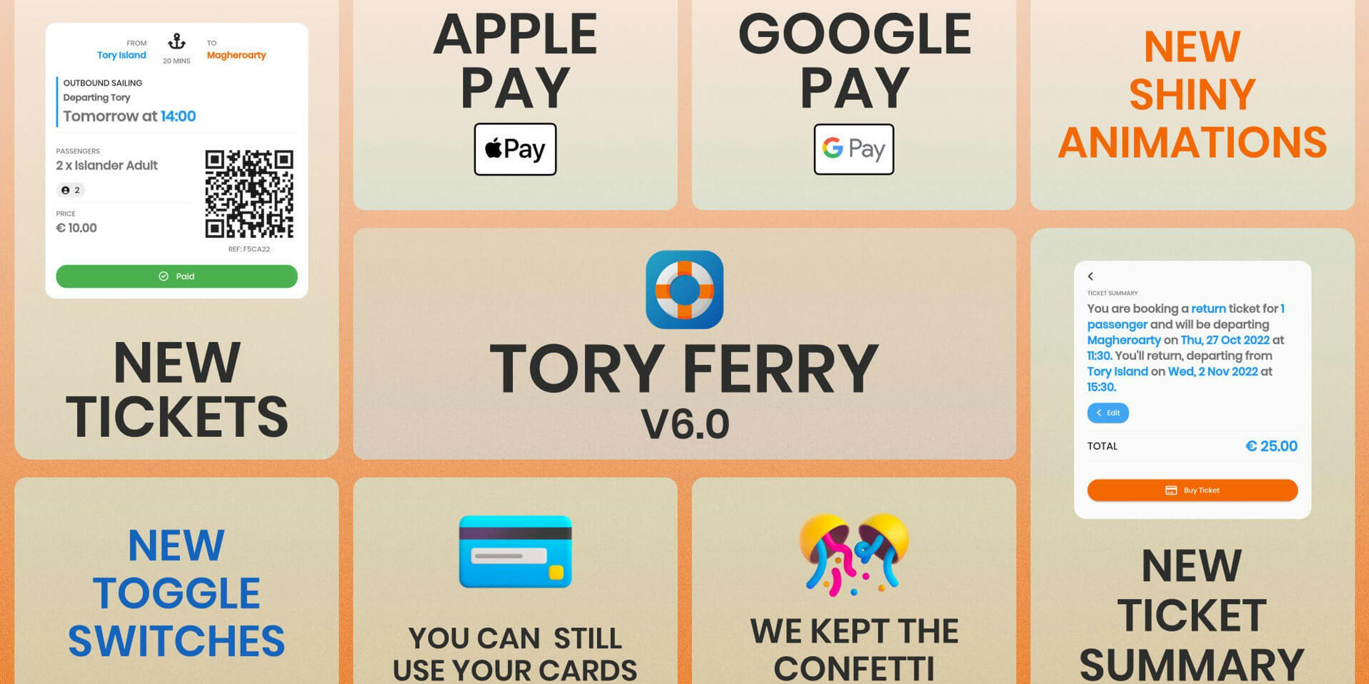 The Tory Ferry Ferry Update: Version 6.0
